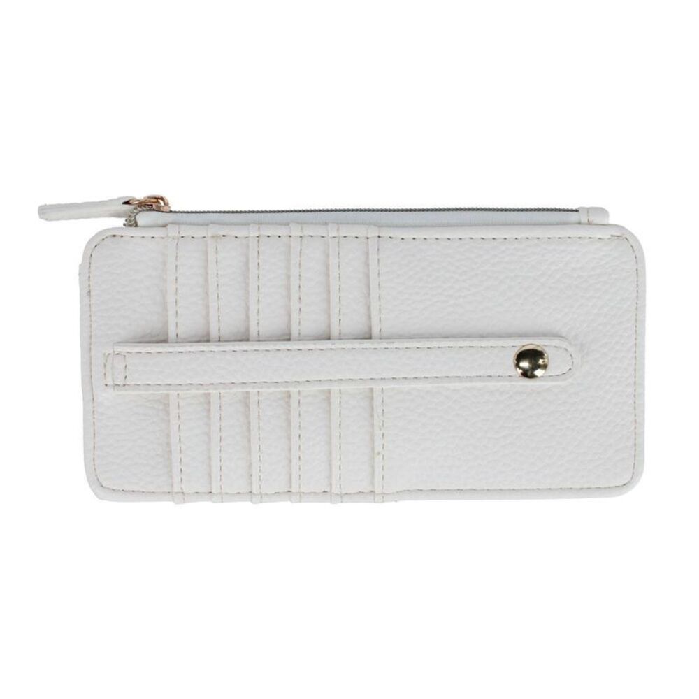 Julia Buxton Women's Vegan Leather Thin Card RFID Organizer Case